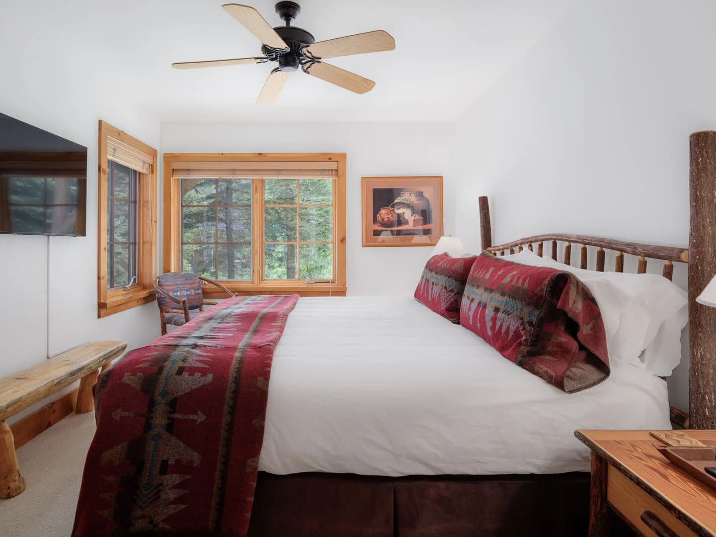 2nd King Bedroom with Attached Bathroom (Lower Level)