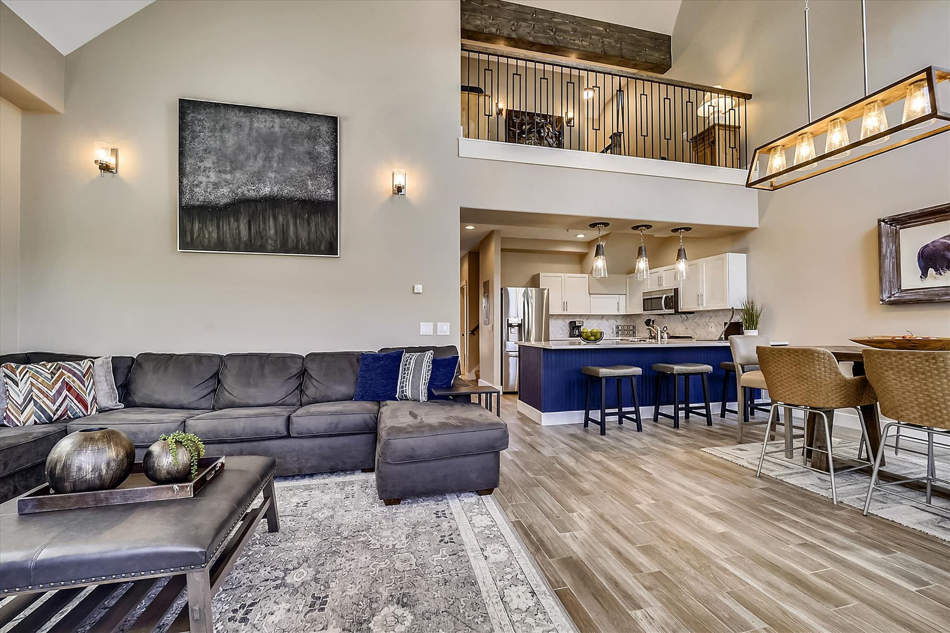 Living Room - Corral 306E - Breckenridge Vacation Rental