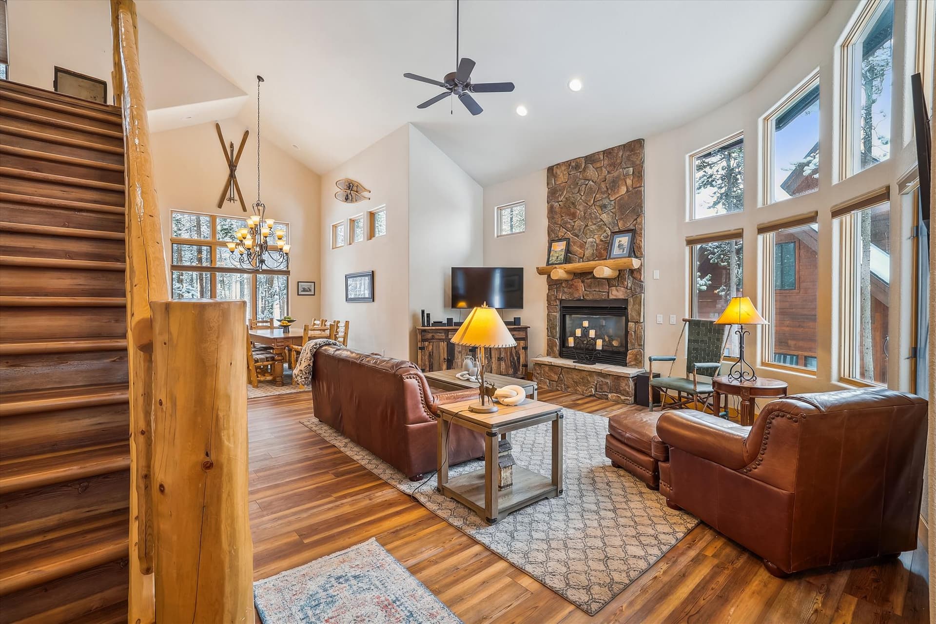 Living Area - Lupine Chalet - Frisco Vacation Rental