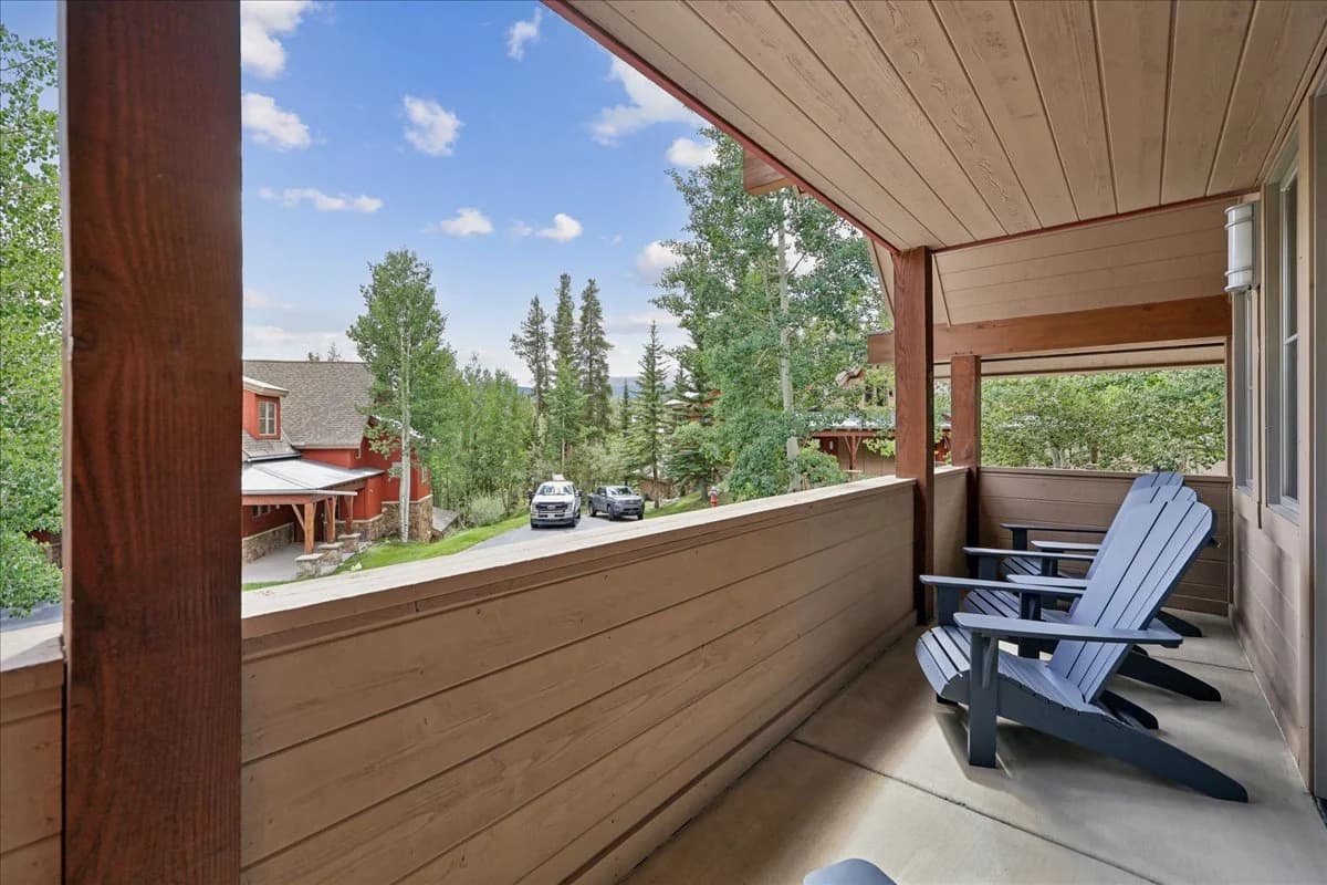 Balcony - Trail Nest - Breckenridge Vacation Rental