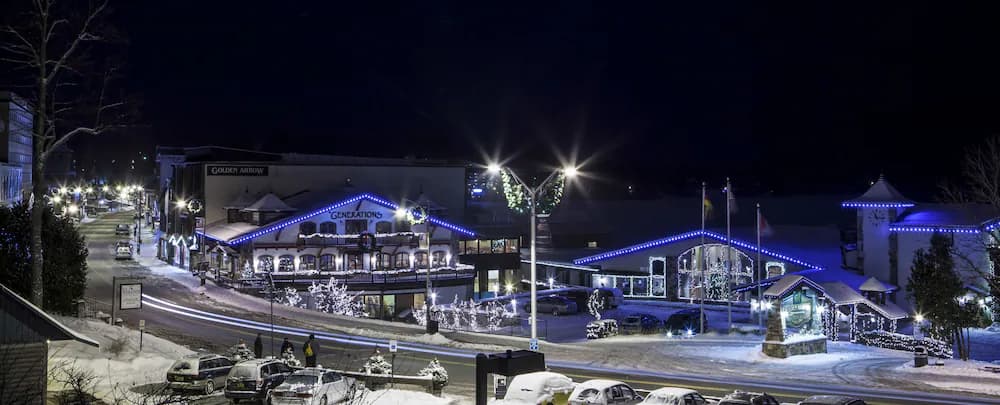 Front of property - evening/night