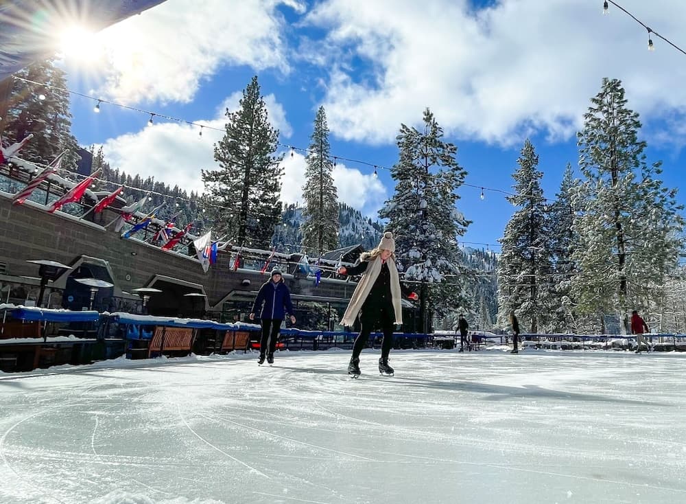 Ice skating
