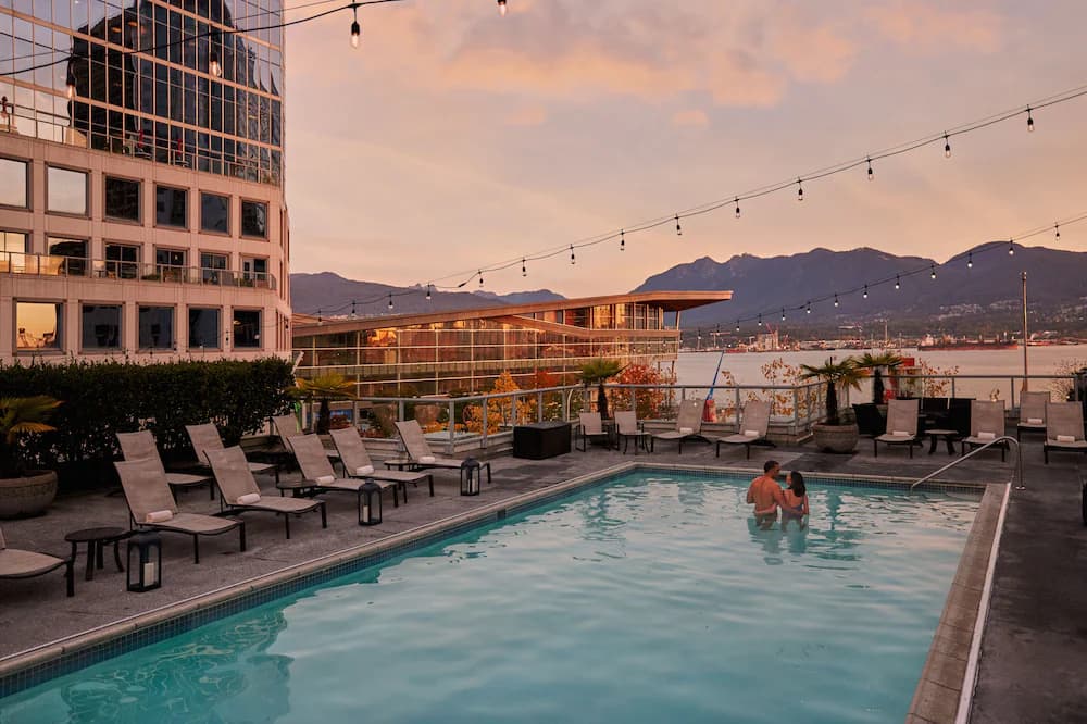 Rooftop pool
