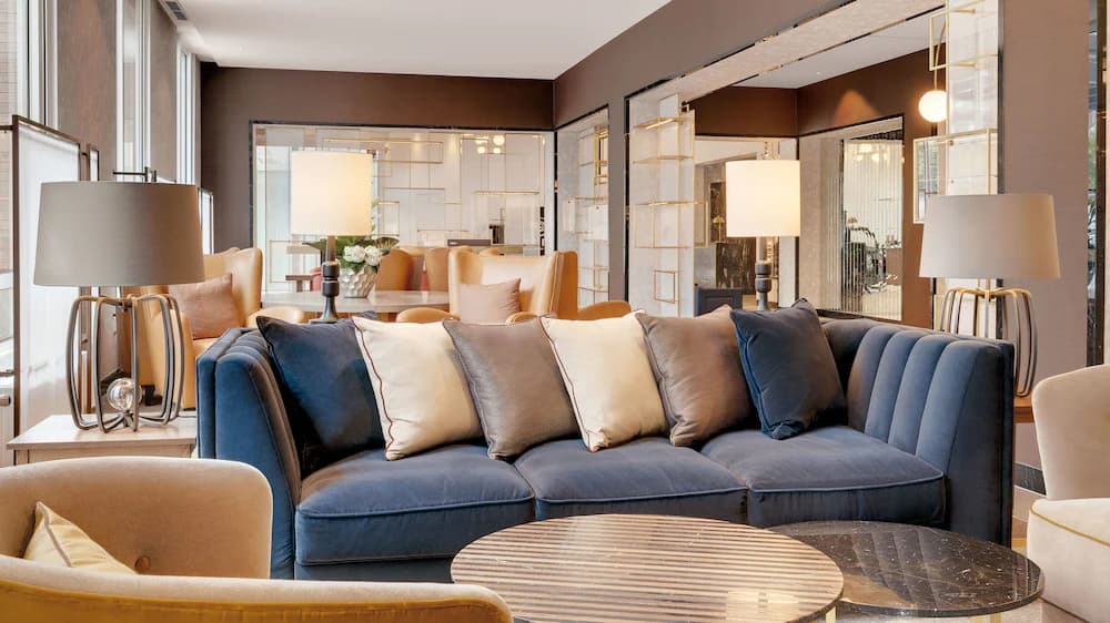 Lobby sitting area