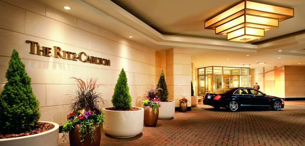 Front of property - evening/night