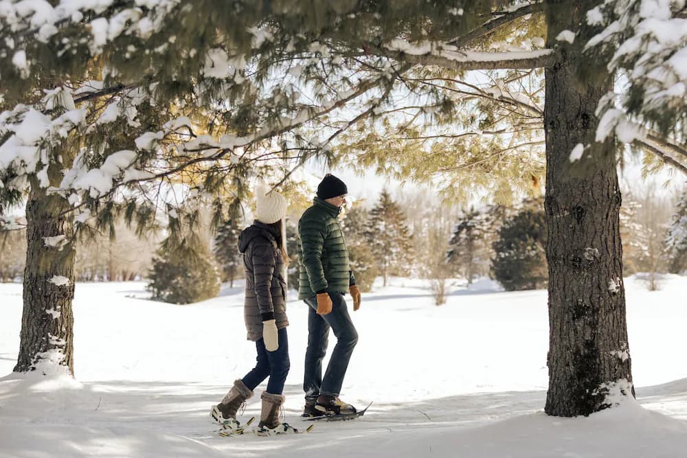 Snowshoeing