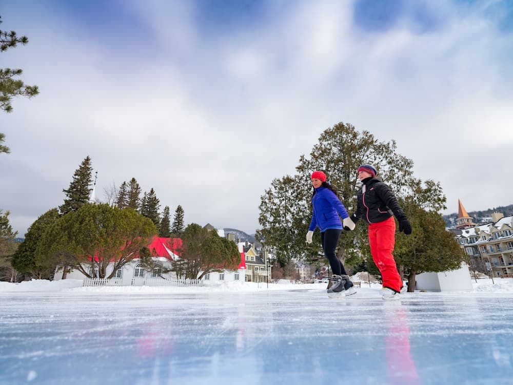 Ice skating