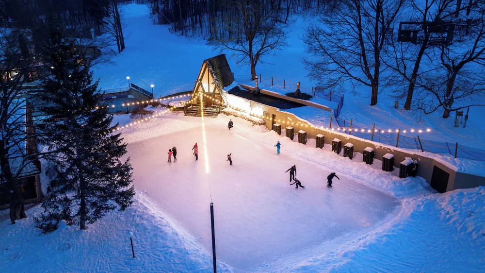 Ice skating