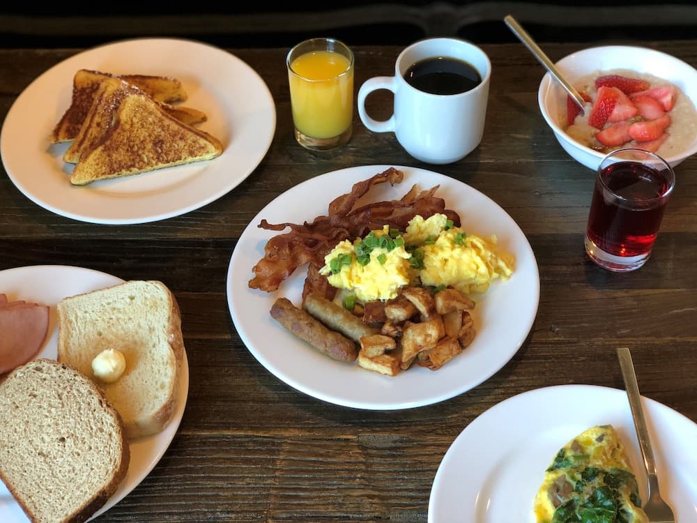 Breakfast buffet