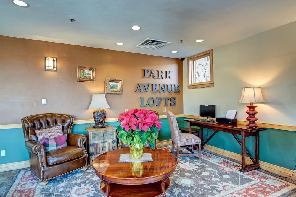 Lobby sitting area