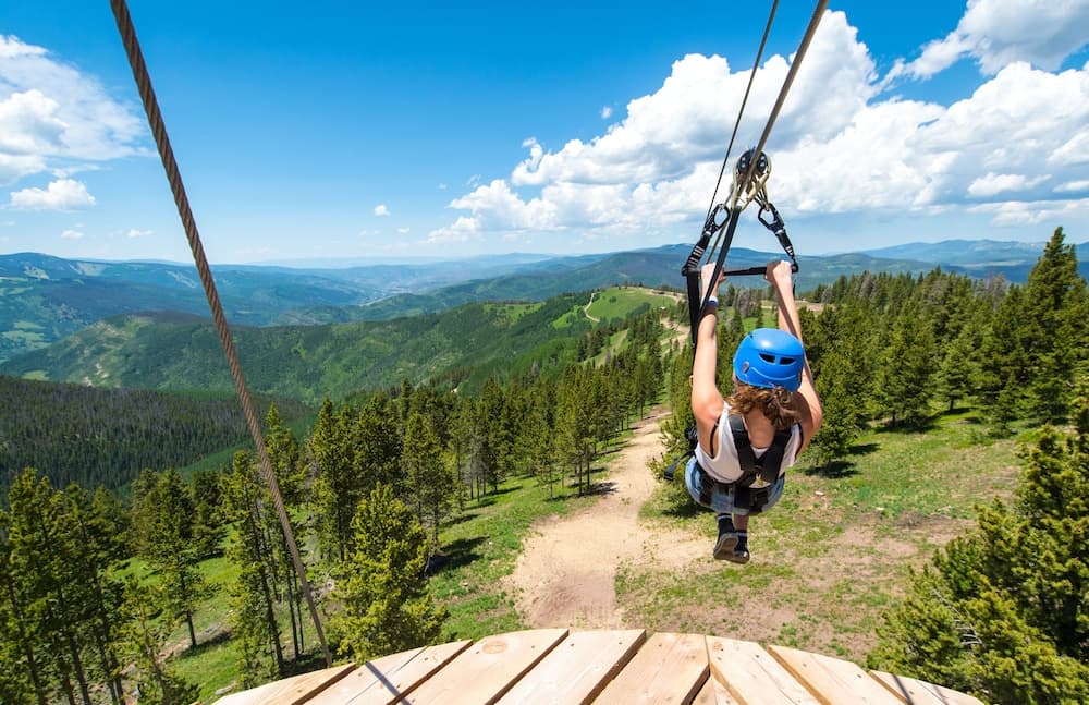 Ziplining