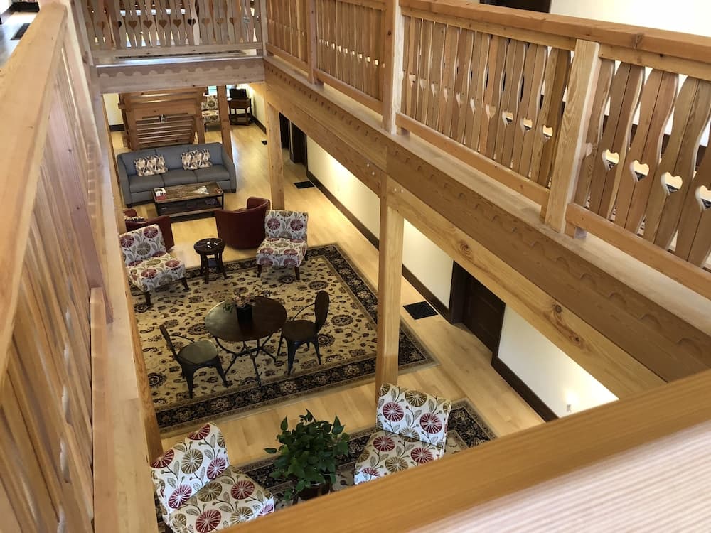 Lobby sitting area