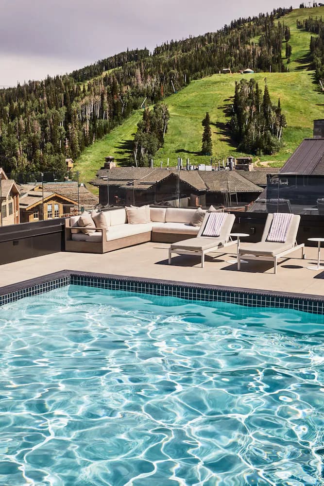 Rooftop pool