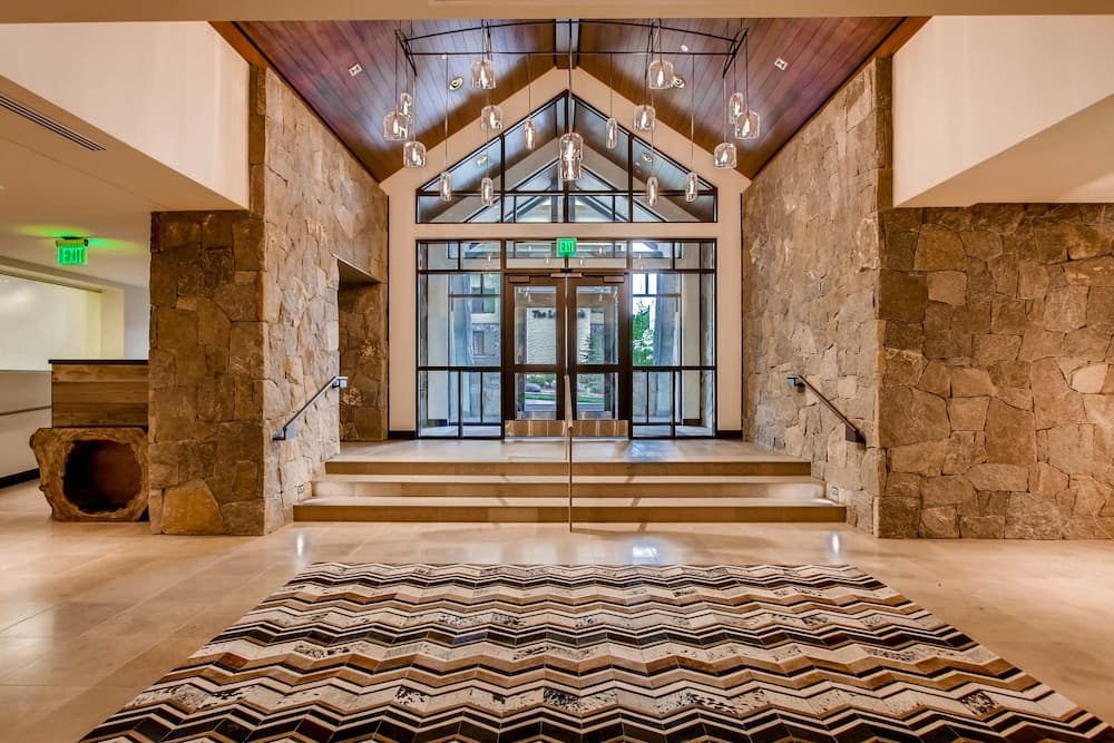 Interior entrance