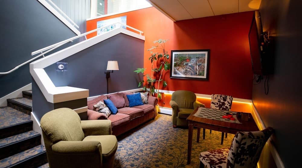 Lobby sitting area