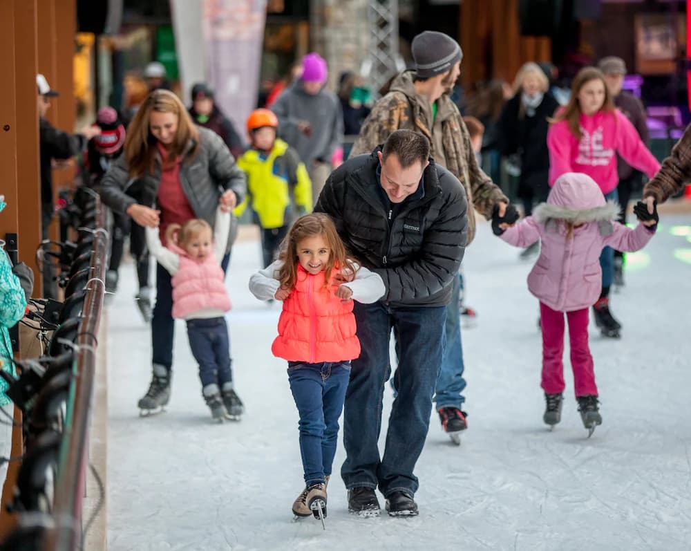 Ice skating