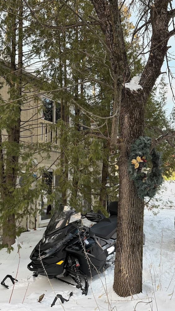 Snowmobiling