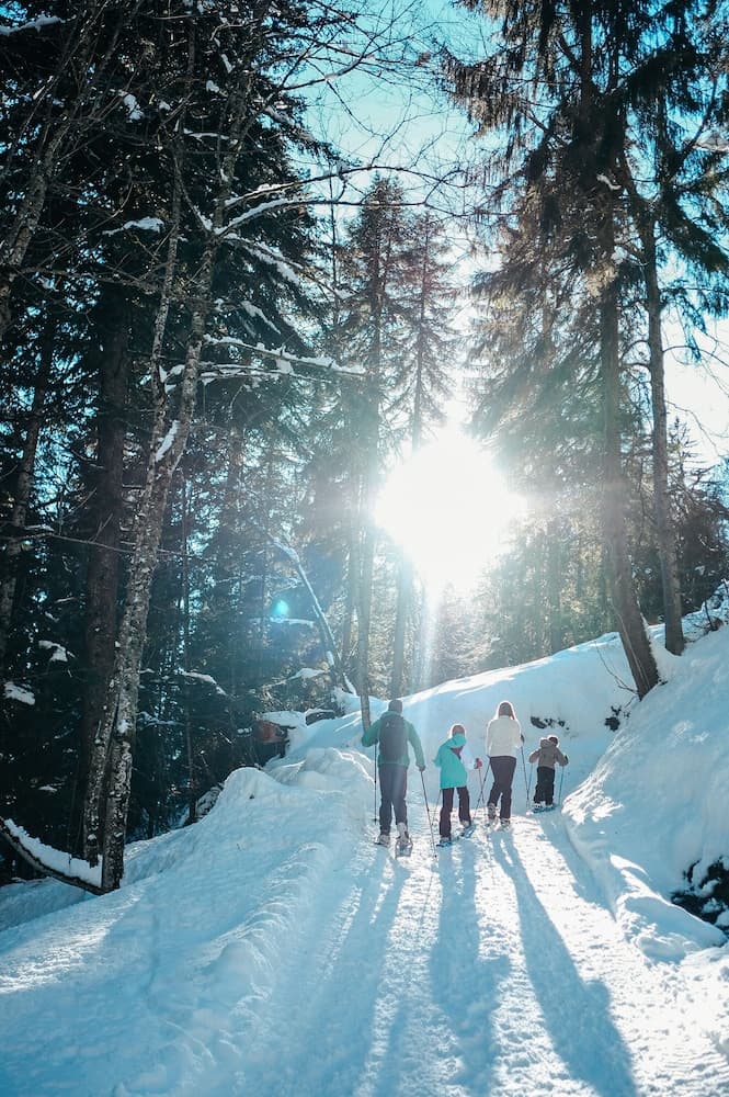 Snowshoeing
