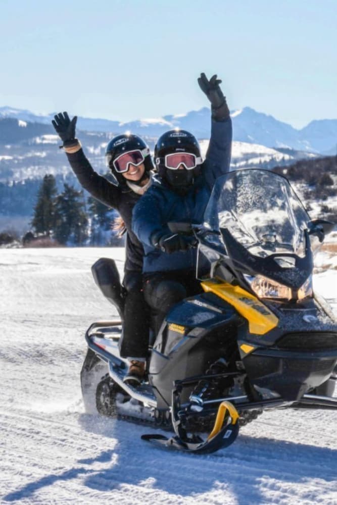Snowmobiling