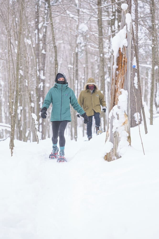 Snowshoeing