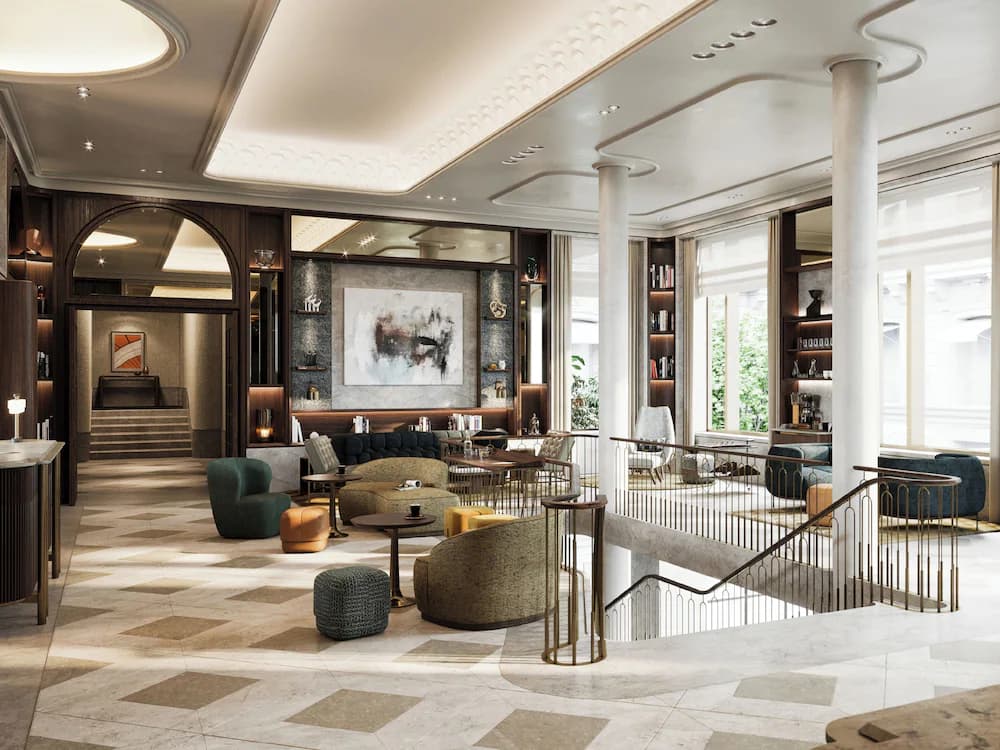 Lobby sitting area