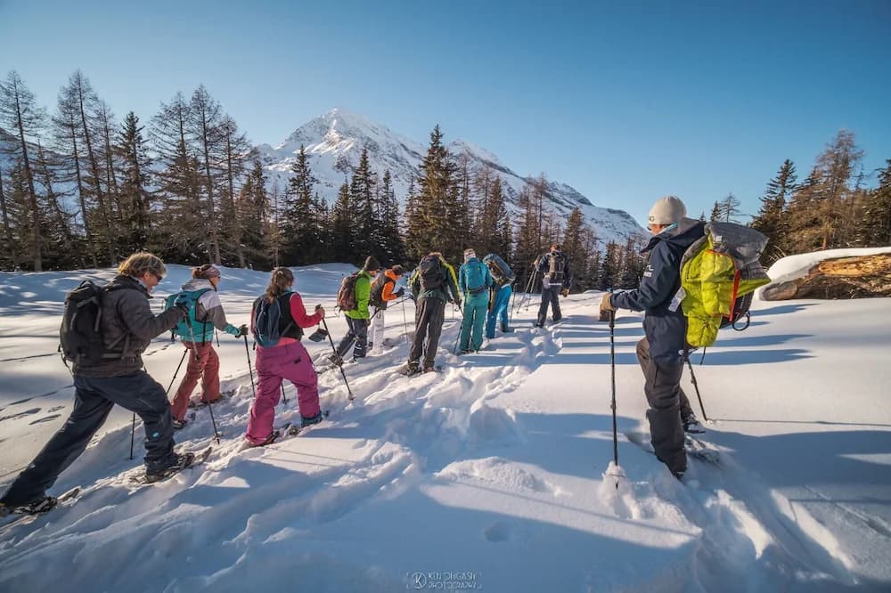 Snowshoeing