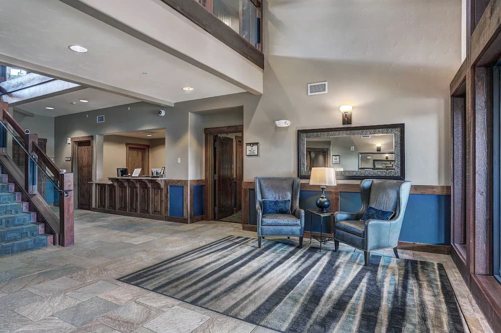 Lobby sitting area