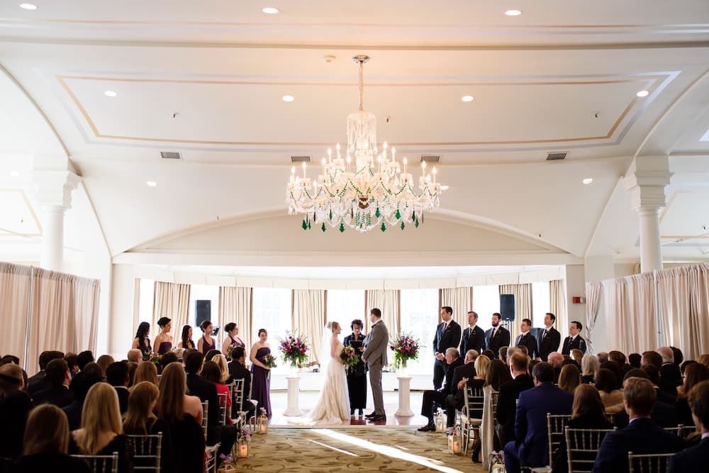 Indoor wedding
