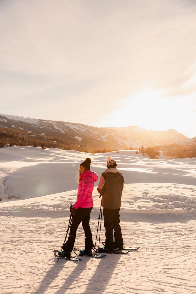 Snowshoeing