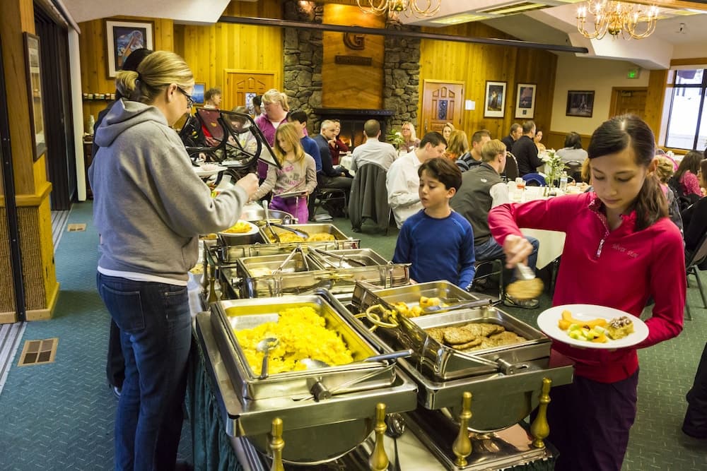 Breakfast buffet