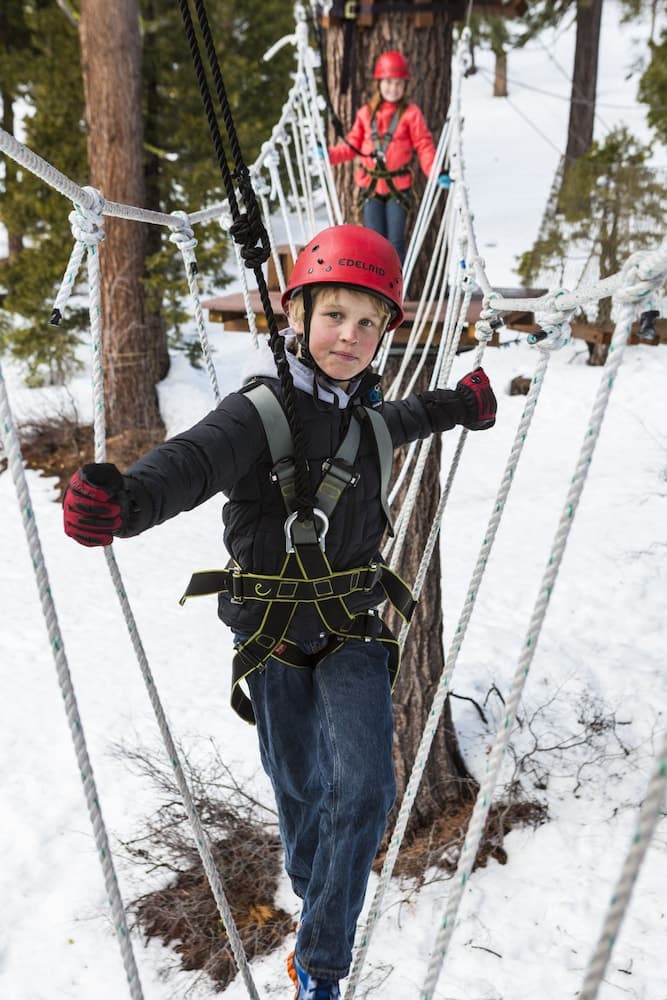 Ziplining
