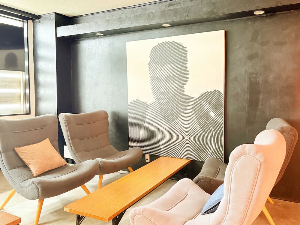Lobby sitting area