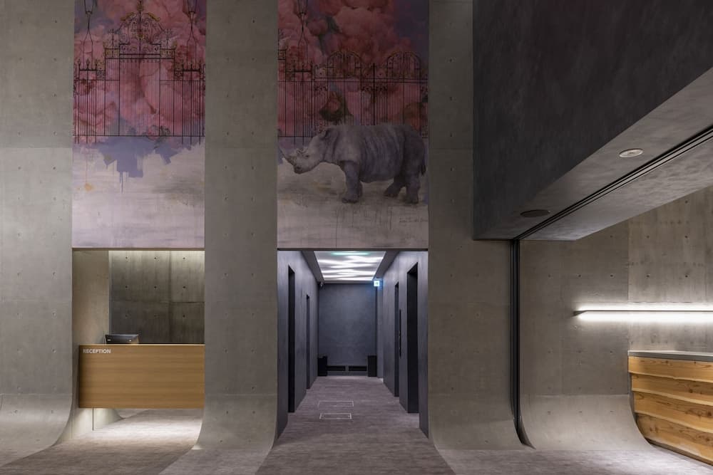 Interior entrance