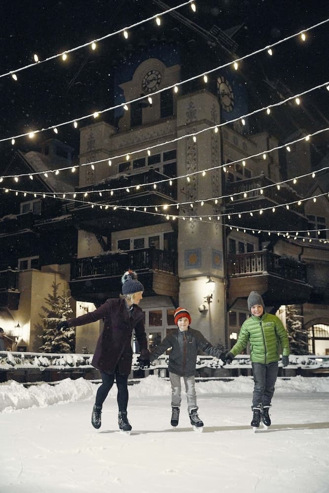Ice skating