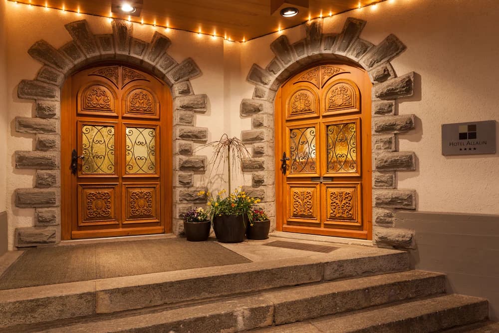 Interior entrance