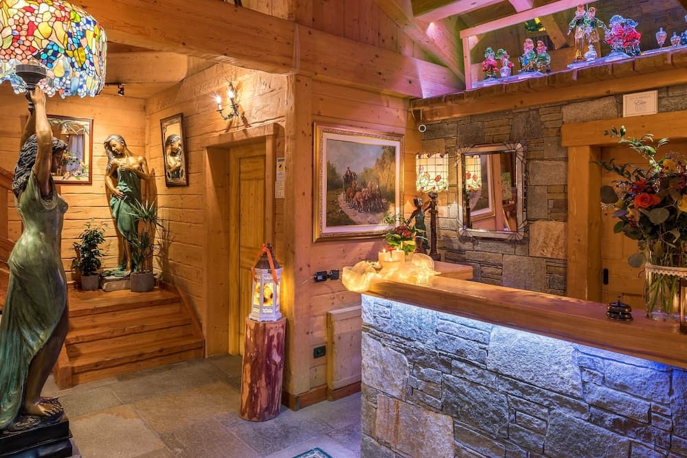 Interior entrance