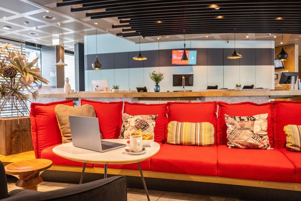Lobby sitting area