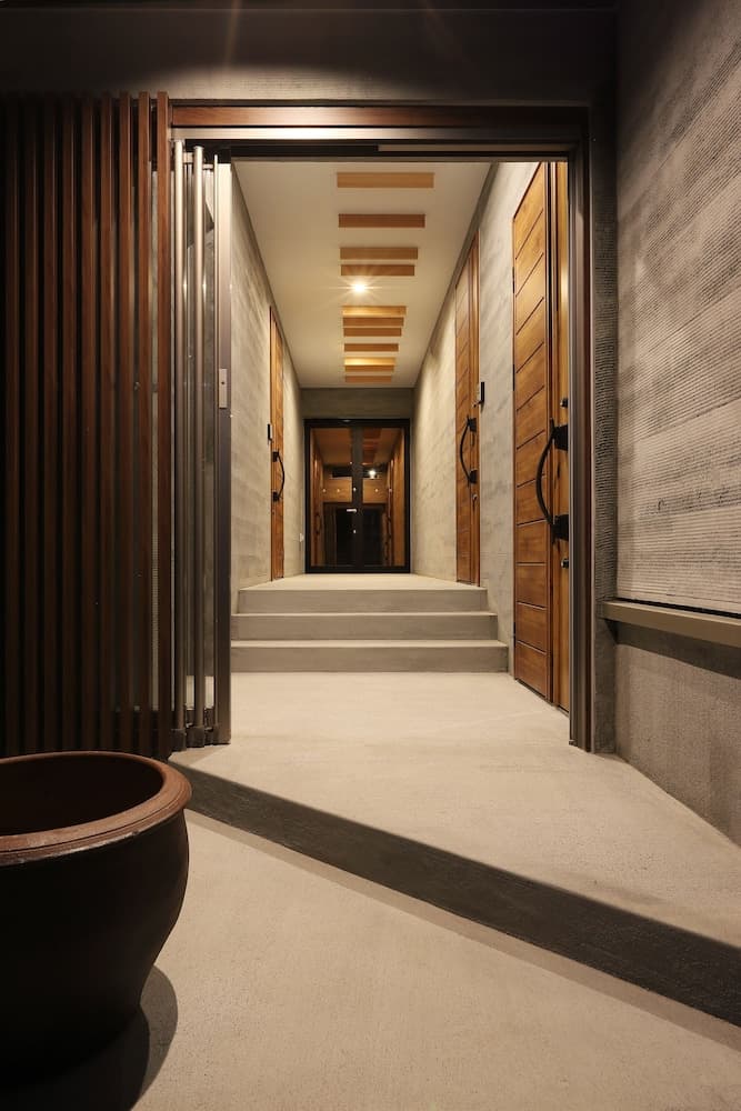 Interior entrance