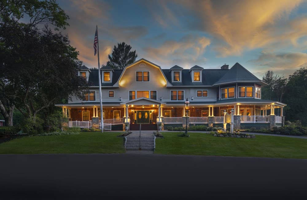 Front of property - evening/night