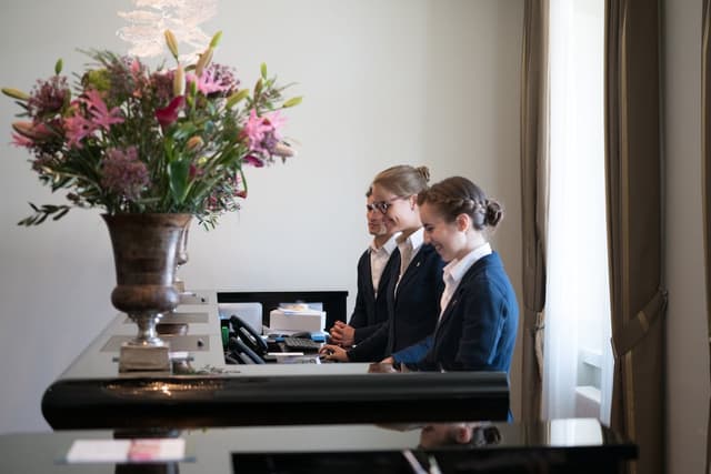 Lobby of Waldhaus Flims Wellness Resort, Autograph Collection