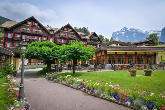 Lobby of Romantik Hotel Schweizerhof