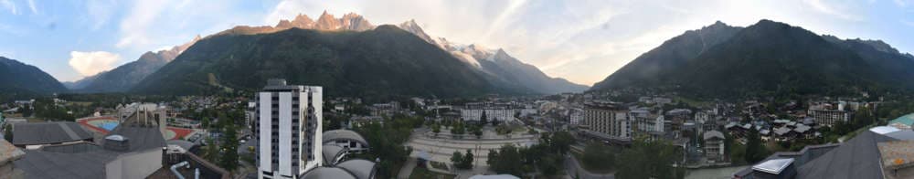 Chamonix - Mont-Blanc town 1,050 m