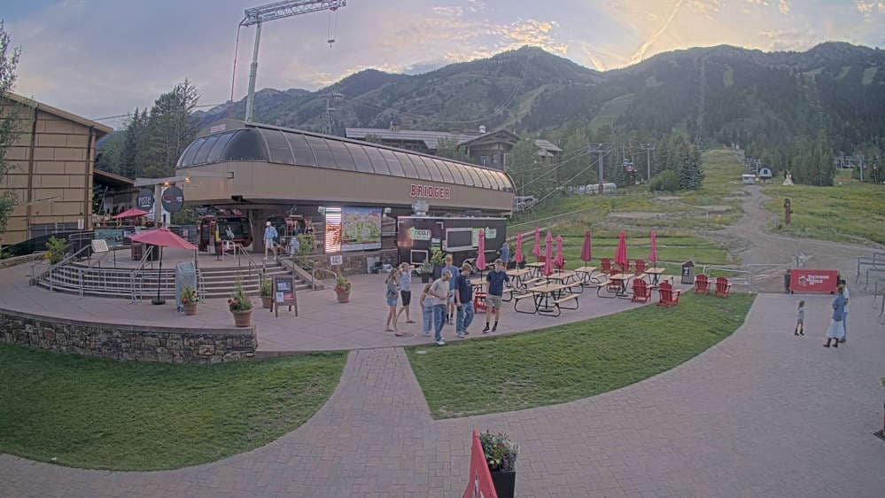 Jackson Hole - Base of Bridger Gondola Webcam