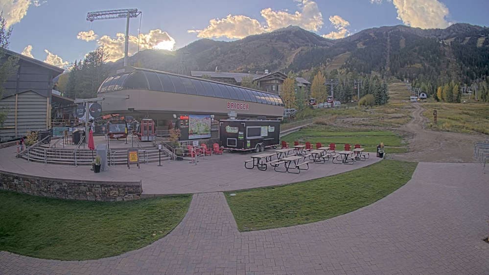 Jackson Hole - Base of Bridger Gondola Webcam