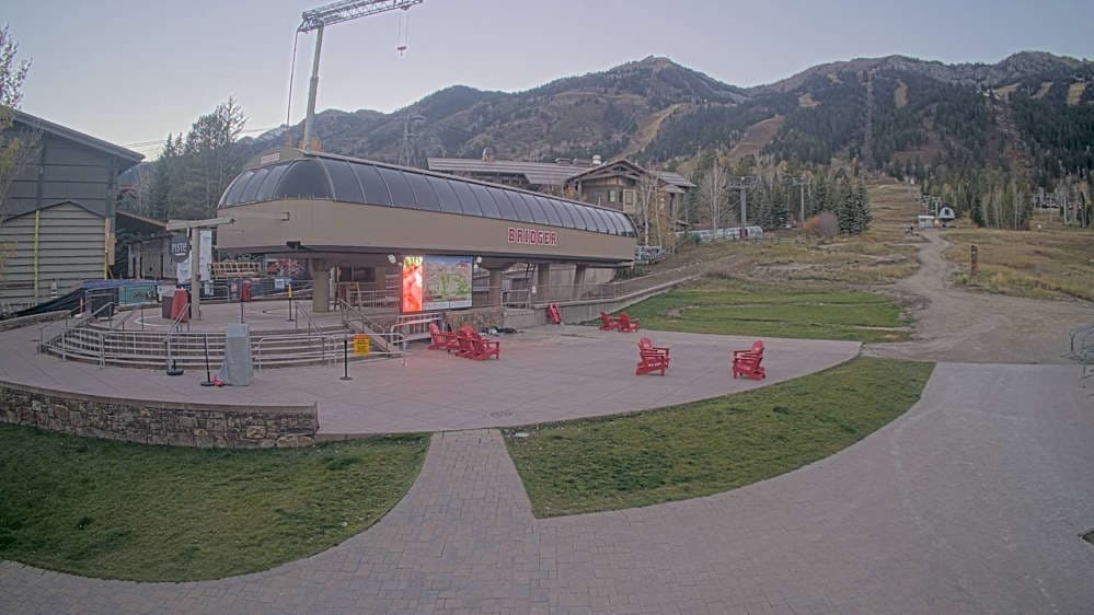 Jackson Hole - Base of Bridger Gondola Webcam
