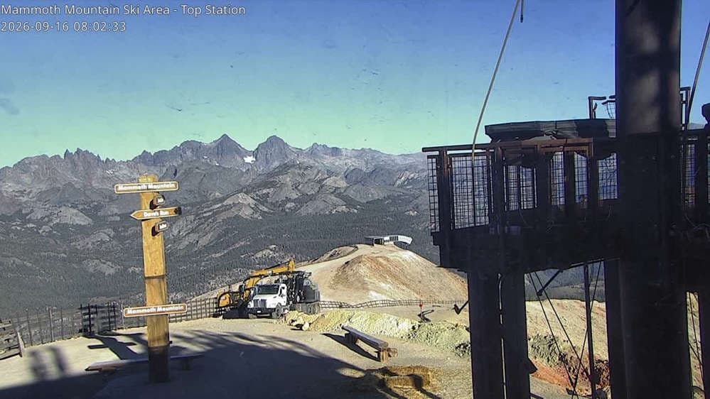 Mammoth Mountain - Top of Sierra Webcam
