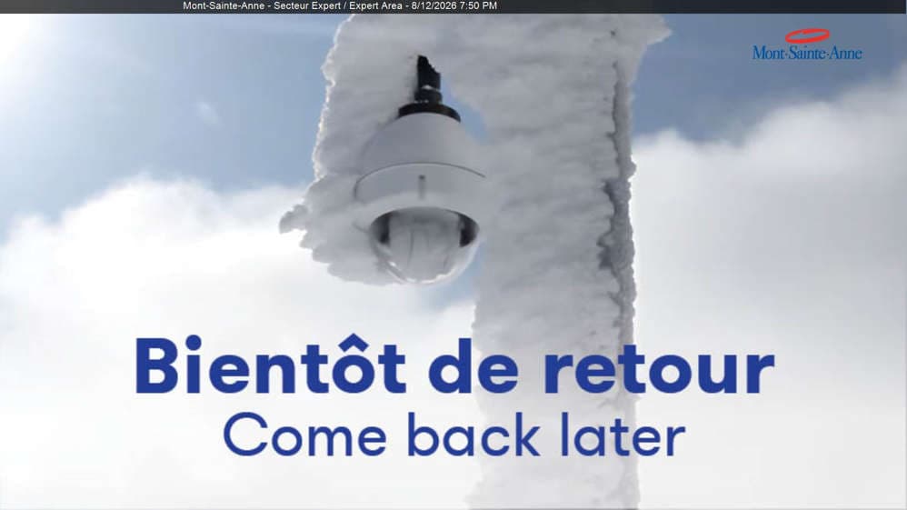 Mont Sainte-Anne - Expert Area Webcam