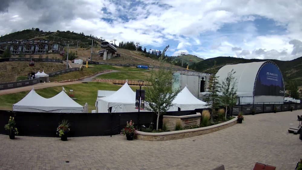 Canyons Village Ski Beach