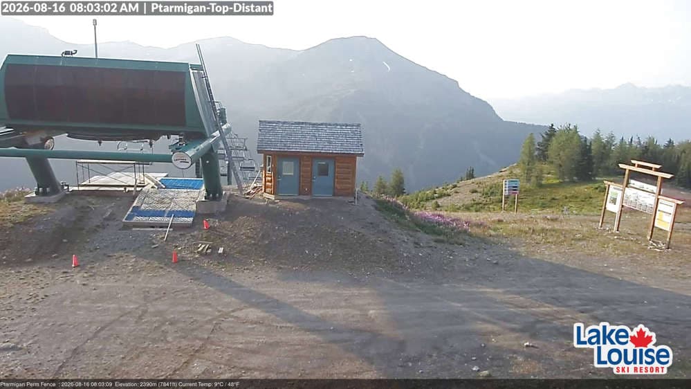 Lake Louise Mountain Fairmont Chateau Cam