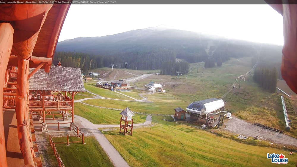 Lake Louise Mountain Base Area Cam